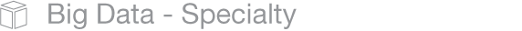 Big Data Specialty